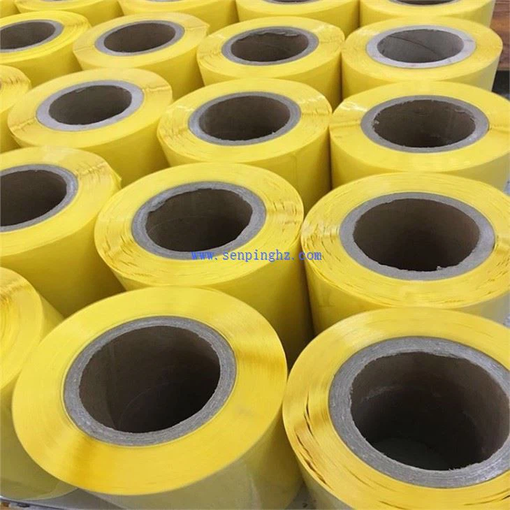 yellow sticky tape rolls